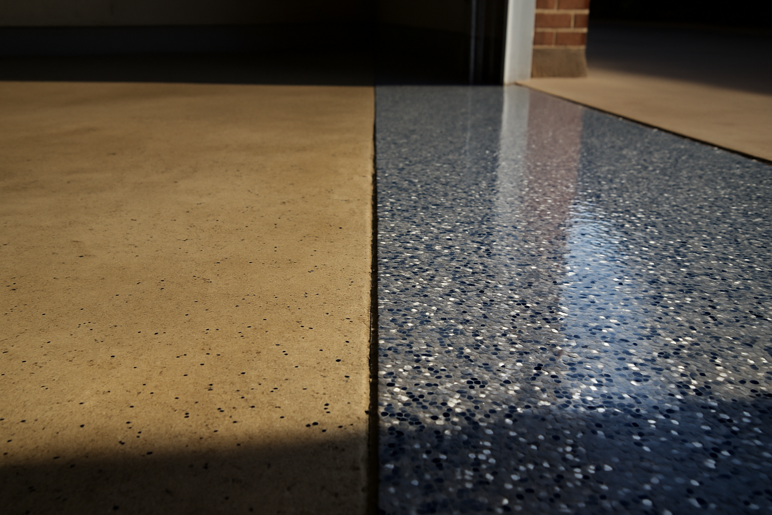 Epoxy vs polyaspartic garage floor coating comparison